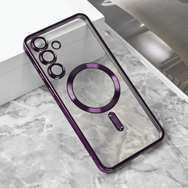 Torbica Magsafe Lux za Samsung S731B Galaxy S25 FE ljubicasta