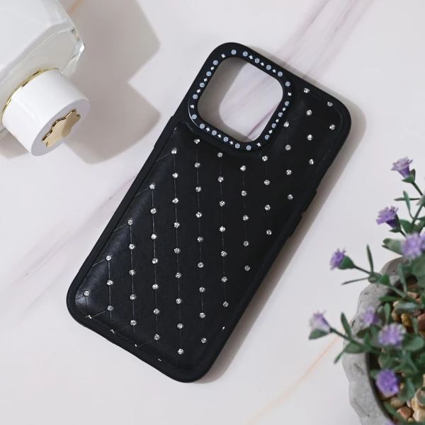 Torbica Bling za iPhone 13 Pro 6.1 crna