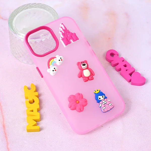 Torbica Cute za iPhone 13 6.1 pink