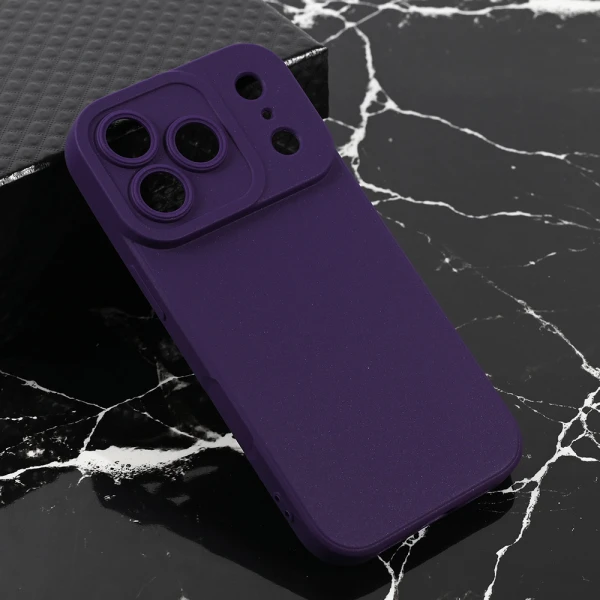 Torbica Teracell Giulietta za iPhone 17 Pro 6.3 mat tamno ljubicasta