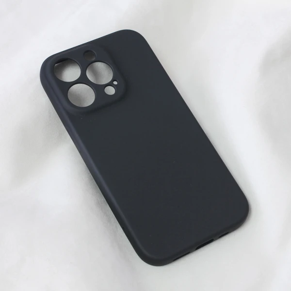 Torbica Teracell Soft Velvet za iPhone 14 Pro 6.1 crna