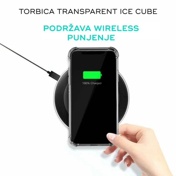 Torbica Transparent Ice Cube za iPhone X/XS
