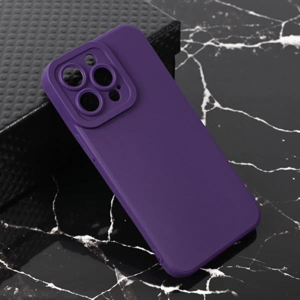 Torbica Teracell Giulietta za iPhone 13 6.1 mat tamno ljubicasta