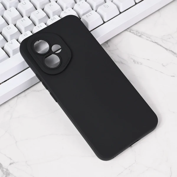 Torbica Silikon Pro Camera za Honor 400 crna