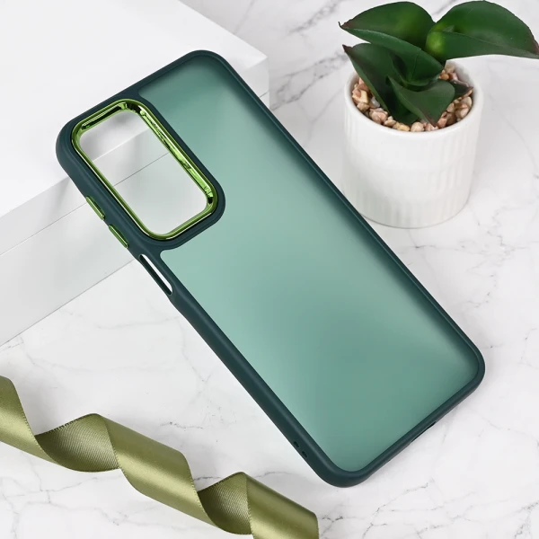 Torbica Shining Camera za Samsung A175 Galaxy A17 tamno zelena