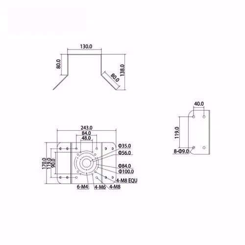 Dahua PFA151 nosac za banderu