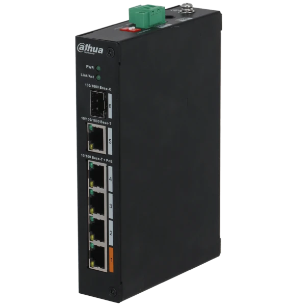 Dahua PFS3106-4ET-60-V2 4-portni neupravljivi megabitni PoE switch