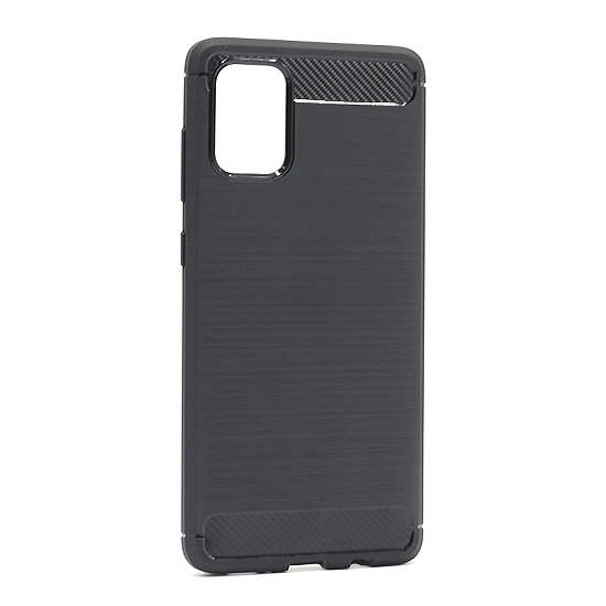 Futrola silikon brushed za samsung a715f galaxy a71 crna