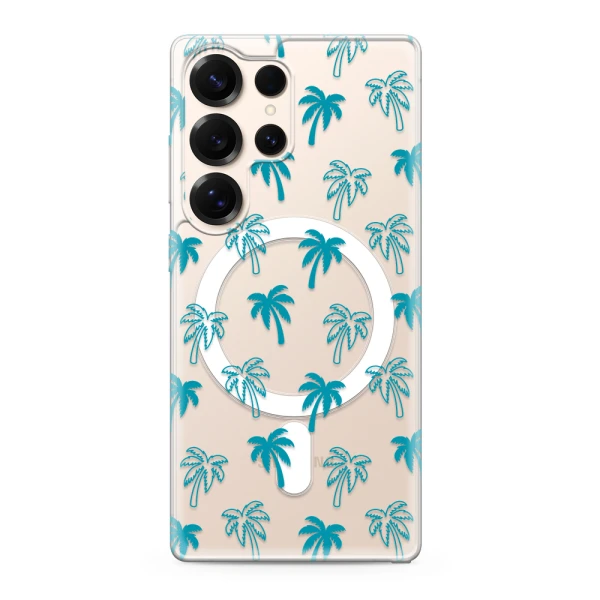 Futrola silikonska print magsafe za samsung s938b galaxy s25 ultra 5g palm