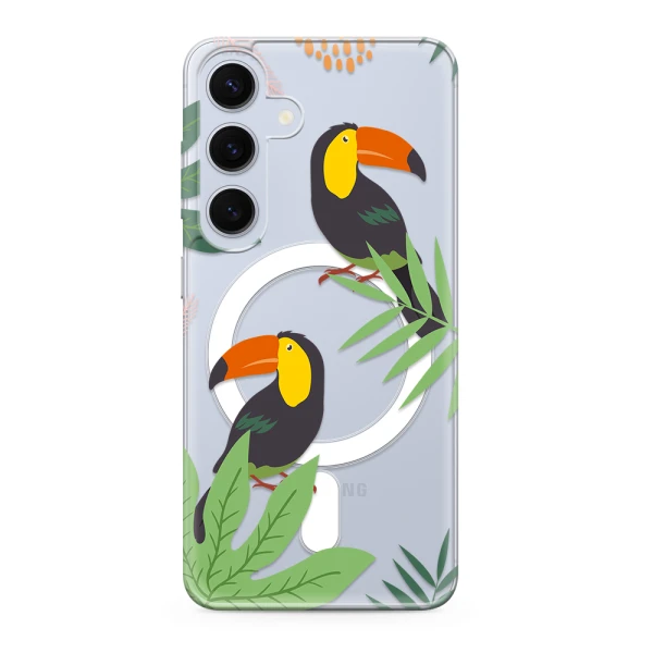 Futrola silikonska print magsafe za samsung s921b galaxy s24 5g jungle