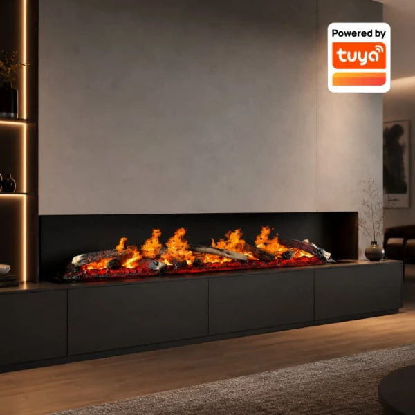 PROSTO smart ugradni dekorativni kamin sa efektom plamena na vodenu paru 1500mm