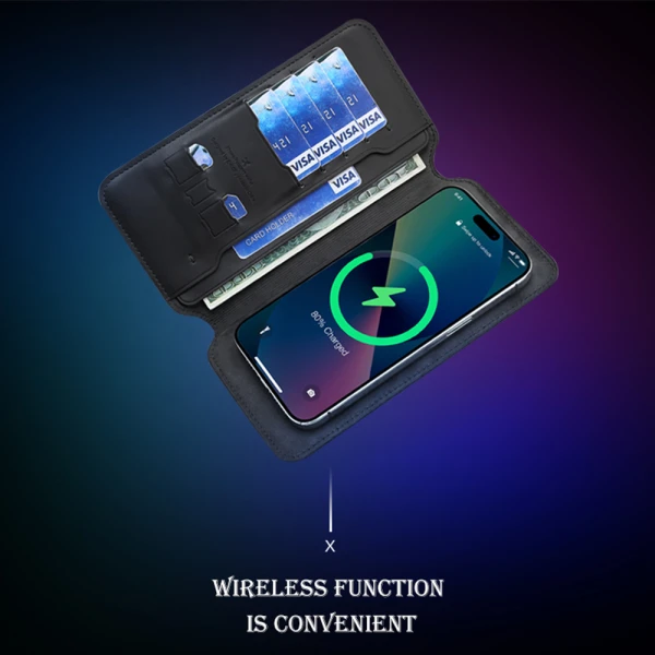 Power bank wallet 10000mah crni