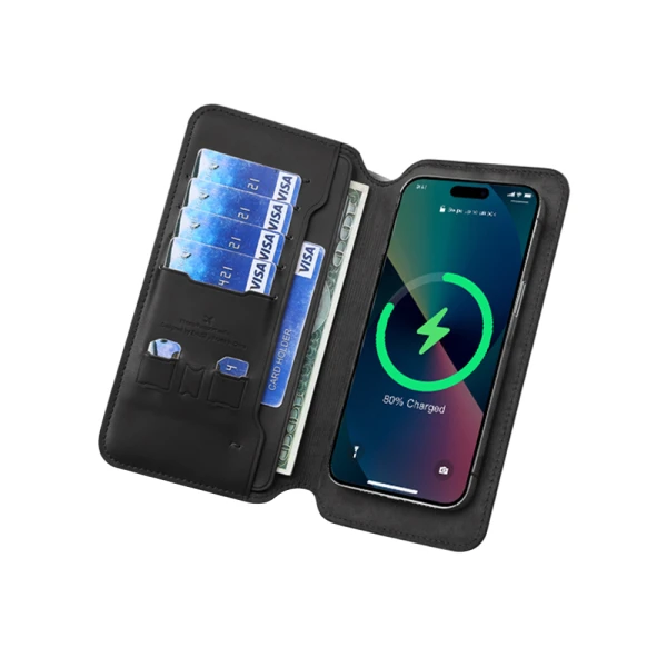 Power bank wallet 10000mah crni