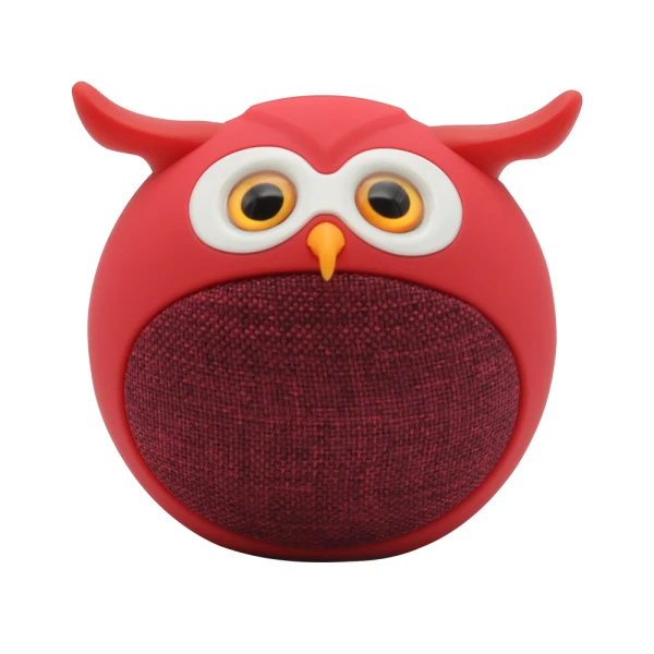 Zvucnik bluetooth tws sova crveni