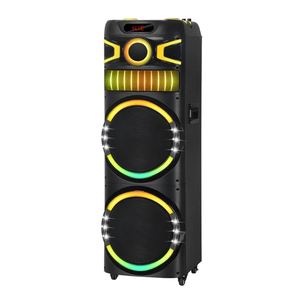 Zvucnik bluetooth ndr-m22003 100w 2*12 inca sa dva mikrofona crni