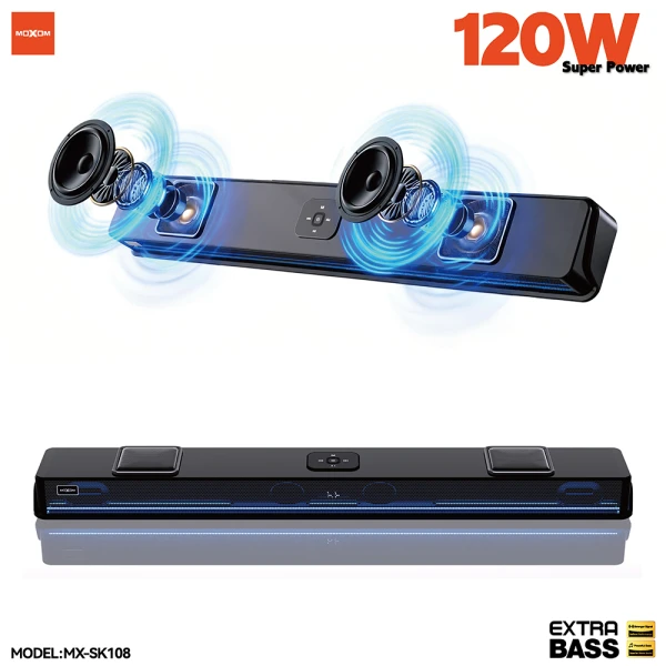 Zvucnik bluetooth moxom mx-sk108 crni