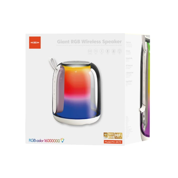 Zvucnik bluetooth moxom mx-sk75 rgb krem