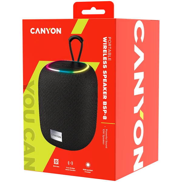 CANYON speaker BSP-8 10W Black ( CNE-CBTSP8B ) 