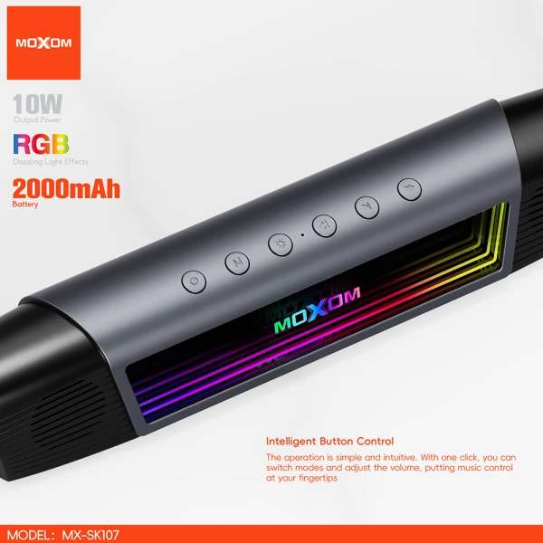 Zvucnik bluetooth moxom mx-sk107 crni