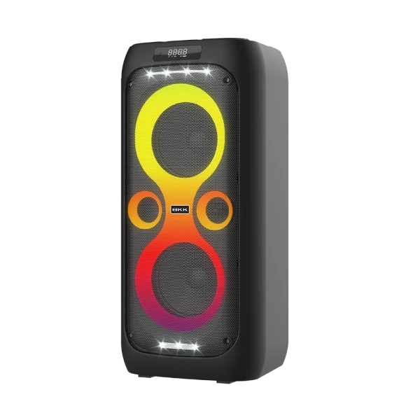 Zvucnik bluetooth bkk k6501d sa dva mikrofona crni