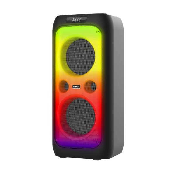 Zvucnik bluetooth bkk k6505d sa dva mikrofona crni
