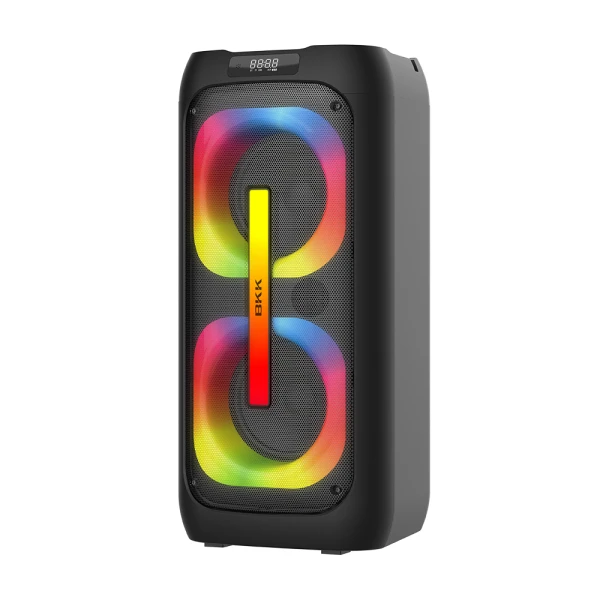 Zvucnik bluetooth bkk k6507c sa dva mikrofona crni