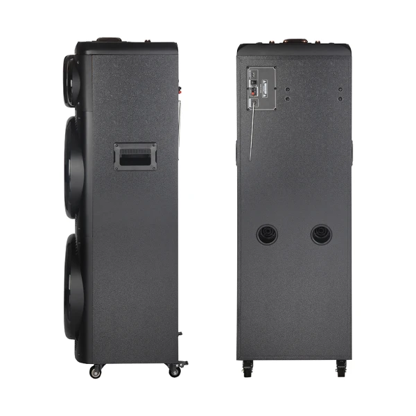 Zvucnik bluetooth ndr-2270 100w 2*12 inca sa dva mikrofona crni