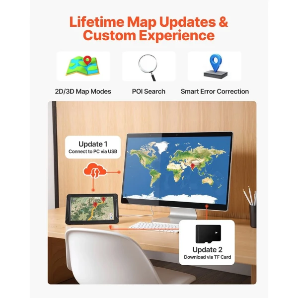 GPS Navigacija T31 JWD 9 inca 16GB crna