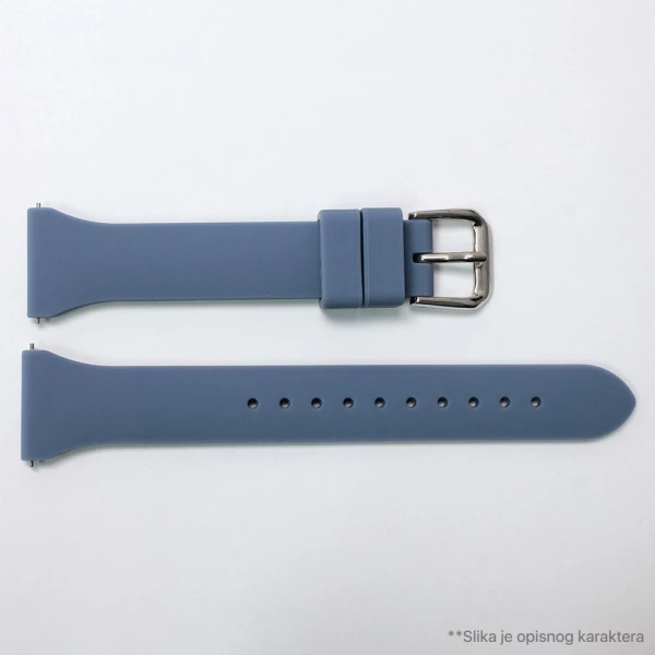Narukvica flat za smart watch Samsung 4, 5 20mm bela