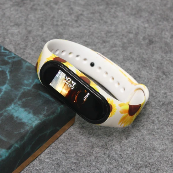 Narukvica za smart watch Xiaomi Mi Band M3/M4 sunflower
