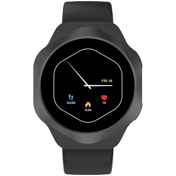 CANYON Smart Watch Hexagon 88 BT-CALL Black ( CNS-SW88BB ) 