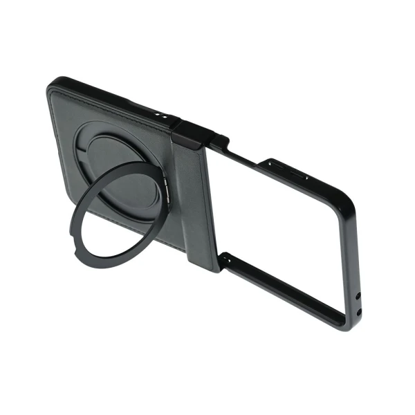 Torbica Hanman Magsafe Stand ORG za Samsung F776B Galaxy Z Flip 8 crna