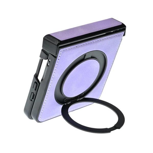 Torbica Hanman Magsafe Stand ORG za Samsung F776B Galaxy Z Flip 8 ljubicasta