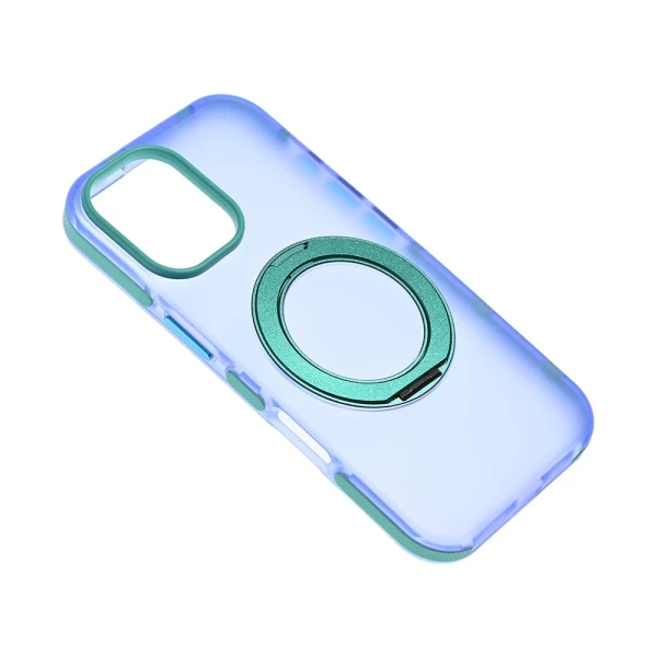 Torbica Magsafe Color Ring za iPhone 16 6.1 plava