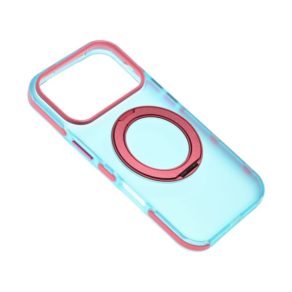 Torbica Magsafe Color Ring za iPhone 17 Pro 6.3 svetlo plava
