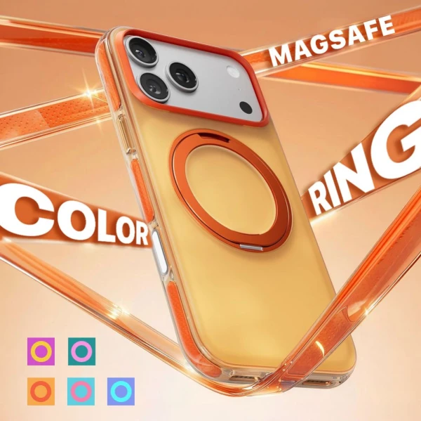 Torbica Magsafe Color Ring za iPhone 17 Pro Max 6.9 svetlo plava