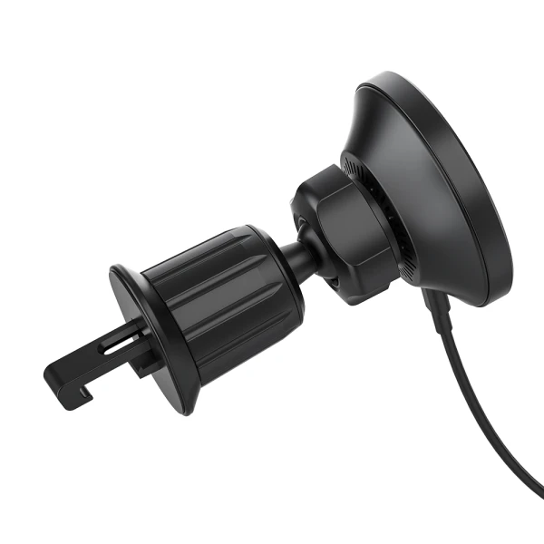Drzac za mobilni telefon superior  su-d102 sa bezicnim punjenjem (magnet i ventilacija) crni