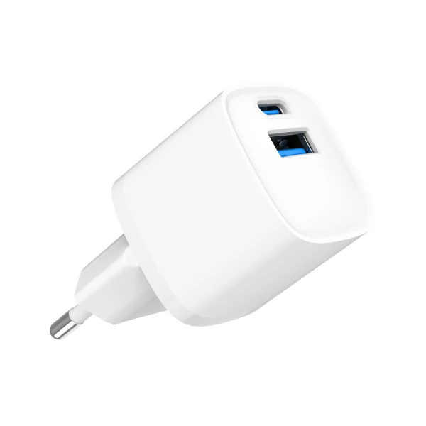 Kuciste punjaca superior su-p104 30w gan usb a+type c belo