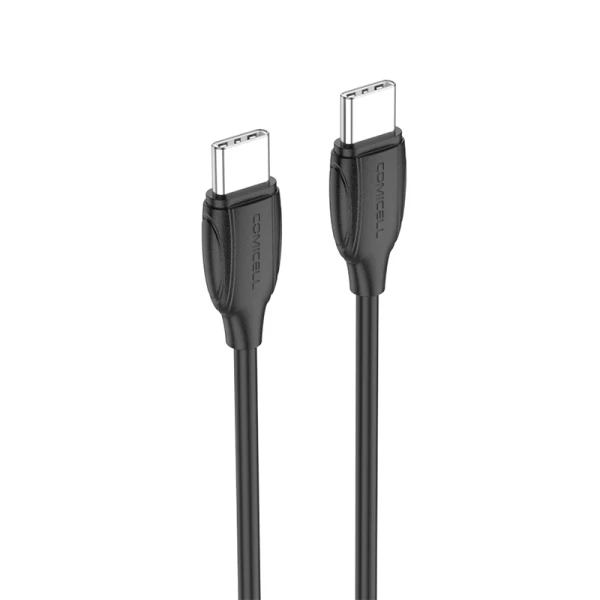 Usb data kabal comicell superior co-bx19 fast 60w 3a type c na type c 1m crni