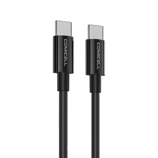 Usb data kabal comicell superior co-bx44 fast 100w 5a type c 1m crni
