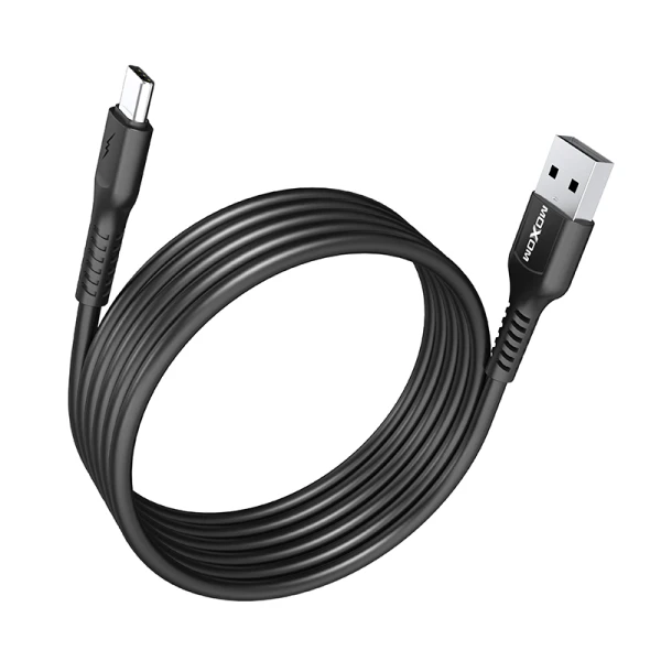 Usb data kabal moxom mx-cb125 3a type-c 1m crni