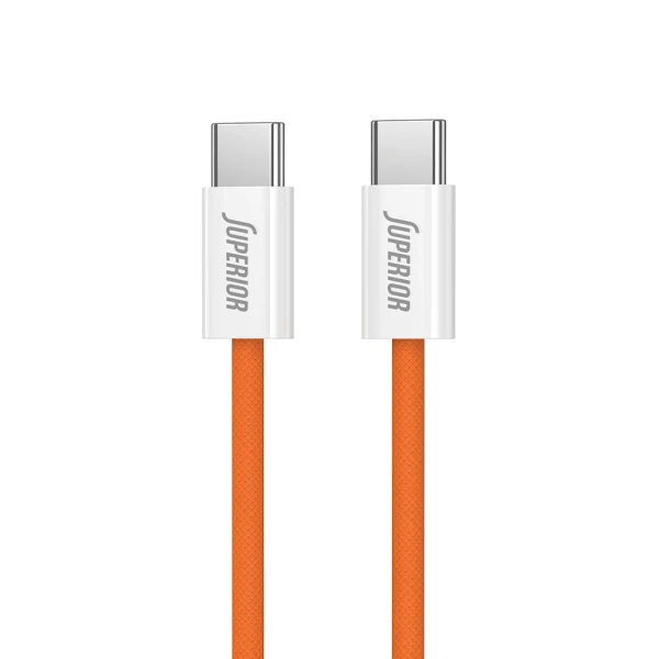 Usb data kabal superior su-k1025 type c na type c 60w 1m narandžasti