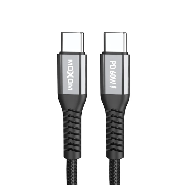 Usb data kabal moxom mx-cb235 pd 60w type-c na type-c 1m crni