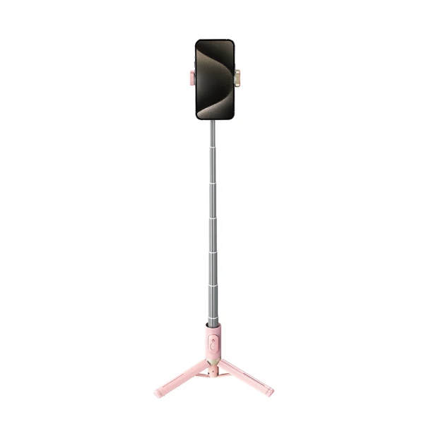 Selfie drzac/tripod moxom mx-ss15 pink
