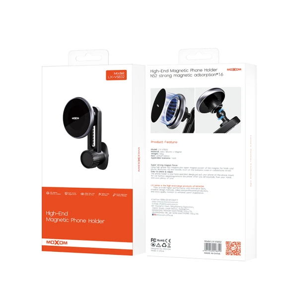 Drzac za mobilni telefon moxom lx-vs832 ventilacija crni