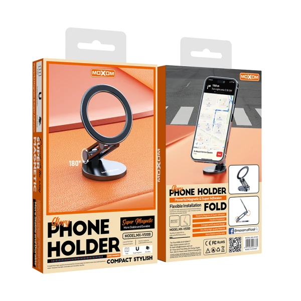 Drzac za mobilni telefon moxom mx-vs100 magnet crni