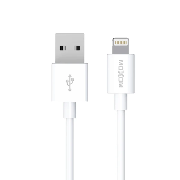 Kucni punjac moxom mx-hc130 2.4a 2xusb lightning beli