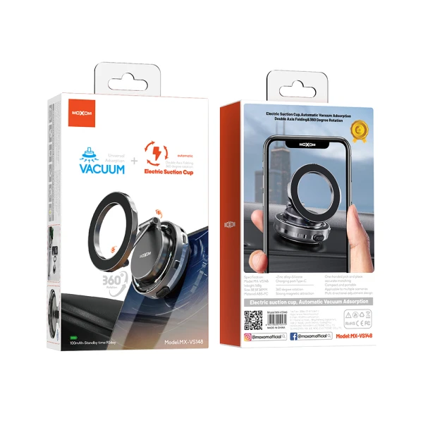 Drzac za mobilni telefon moxom mx-vs148 magnet i vakum crni