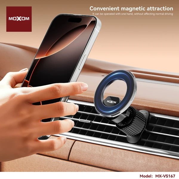 Drzac za mobilni telefon moxom mx-vs167 ventilacija crni