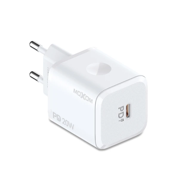 Kuciste punjaca moxom mx-hc163 type-c pd 20w belo